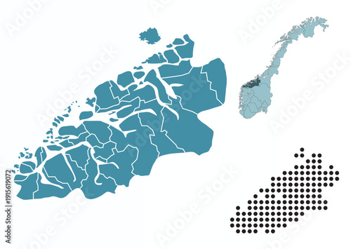 Set maps of Møre og Romsdal province