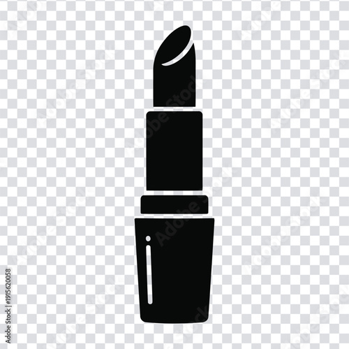 Black lipstick tube icon