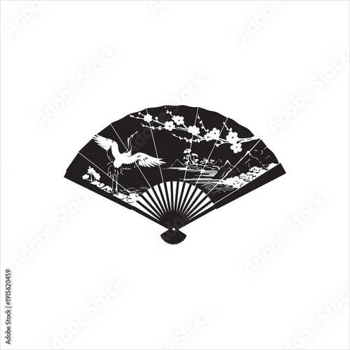  black fan with a fan