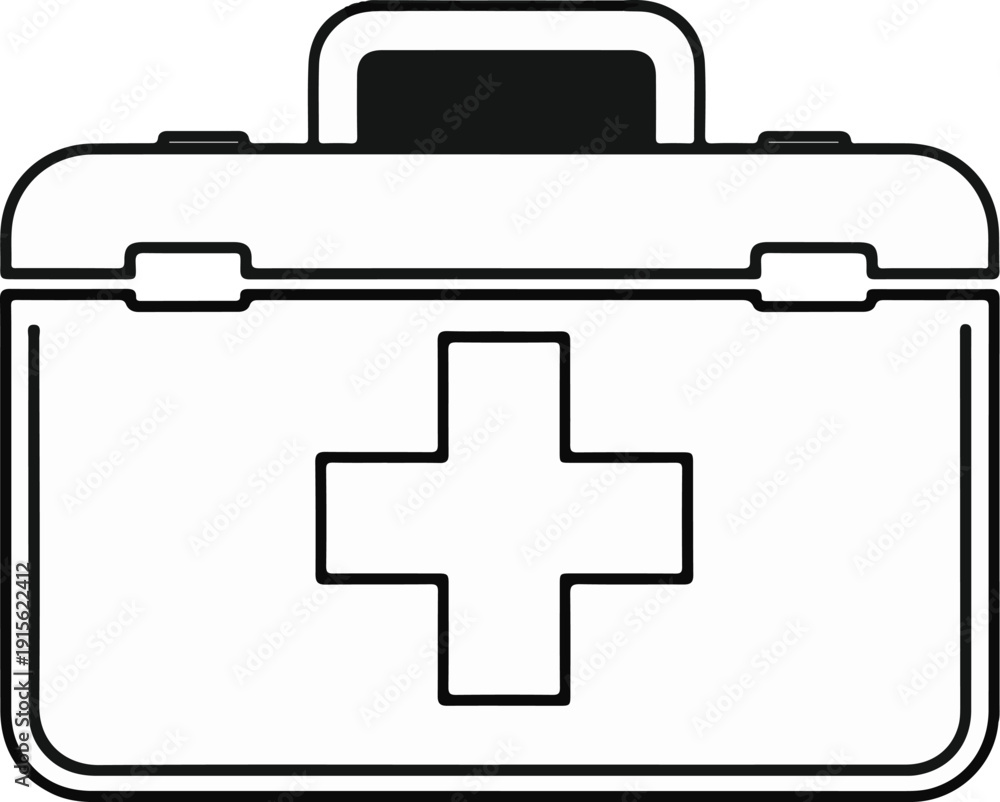 Fototapeta premium Medical kit icon