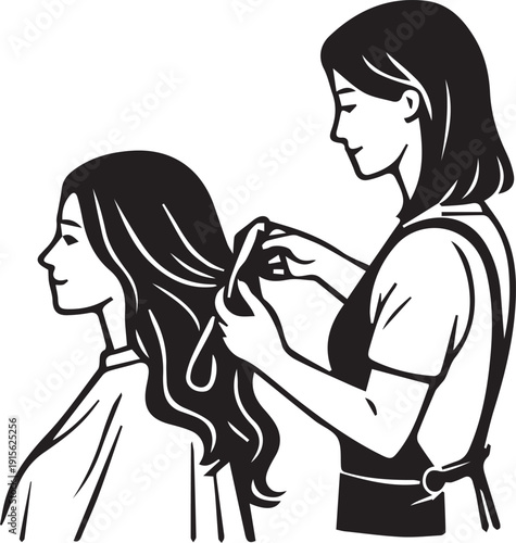 Beautiful black and white vector illustration featuring two ornate Arabian lanterns adorned with blooming flowers and stars