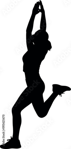 silhouette of a woman