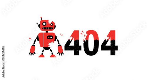 404 error robot illustration