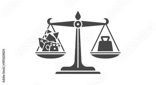 balance between money and weight