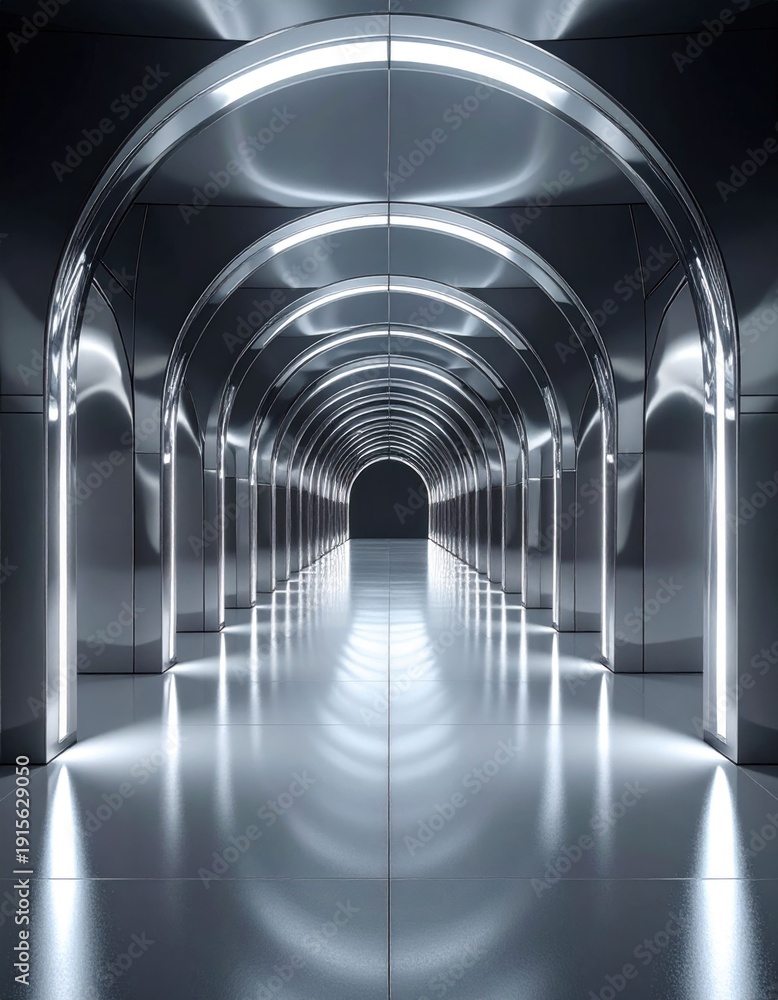 Fototapeta premium Metallic arches