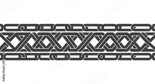 black chain link pattern