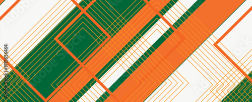Modern vector abstract background for wallpaper, Orange and light White colors green combination. business brochure cover, list, page, book, card, banner, sheet, album, art template design.