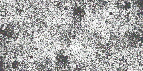 Grunge Black Paint Splatter Texture on White Background for Distressed Design.