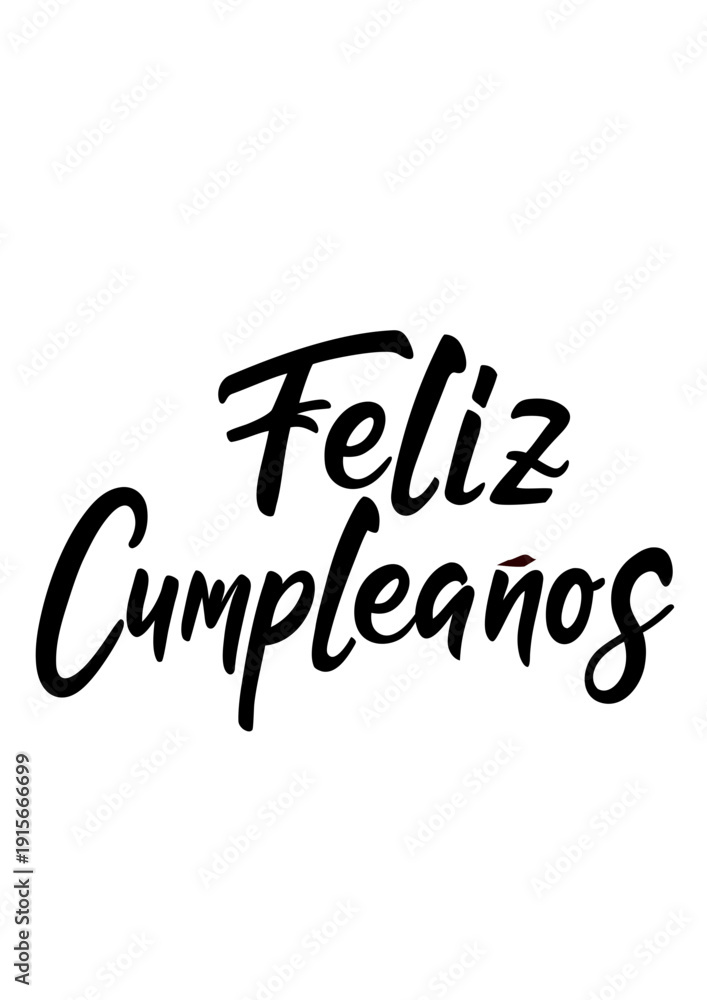 Fototapeta premium Feliz Cumpleaños vector