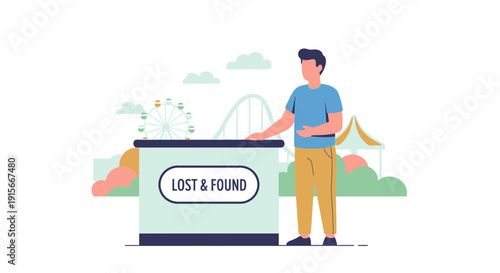 Amusement Park Lost And Found Service Assistance