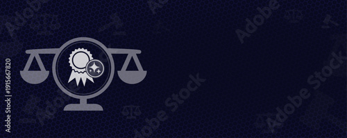 AI in Consumer Protection and Certification Law with Sparkles and Copy Space AI Vector