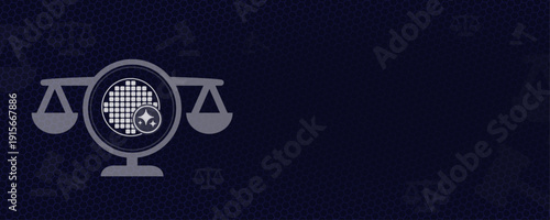 Artificial Intelligence in Semiconductor and Patent Law with Sparkles and Copy Space AI Vector