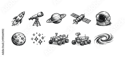 Business finance icon set. Money, banking solid icons collection for financial projects