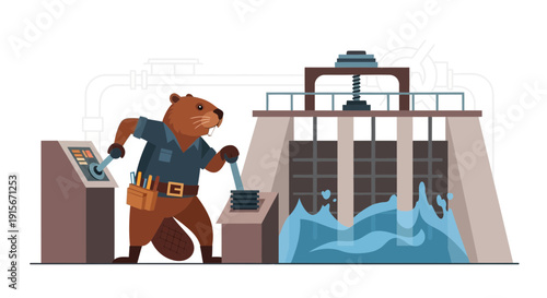 Beaver Operator Manages Dam Controls With Expertise And Precision