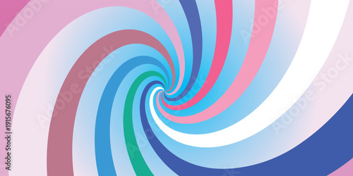 Swirling Pastel Stripes Abstract Background spiral and most popular design