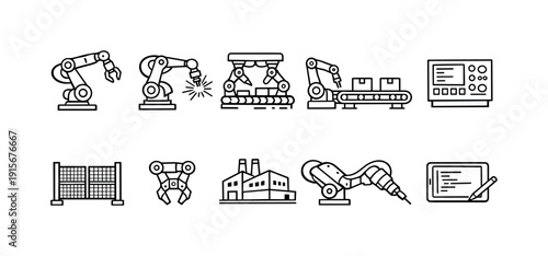 School and education line icon set. Learning, academic, classroom icons linear collection