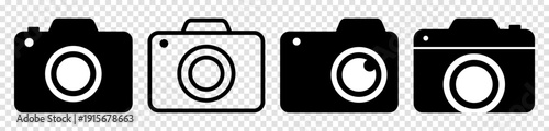Photo camera icons