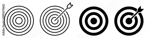 Target icon set
