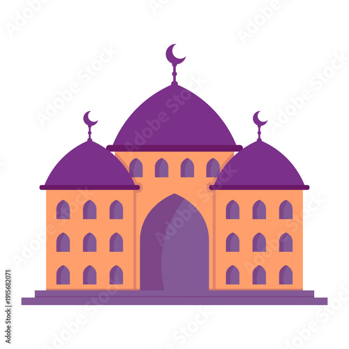 Illustration of a Mosque Building