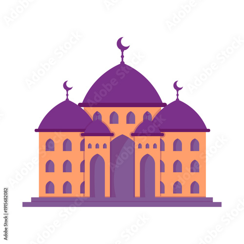 Illustration of a Mosque Building