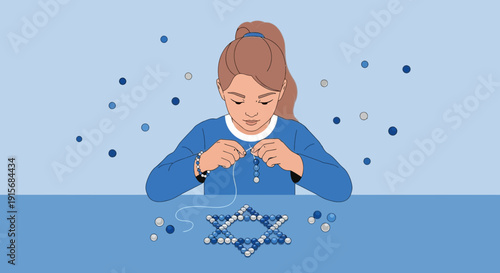 Creative Child Crafts Star of David Symbol With Beads