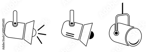 Spotlight torch icons