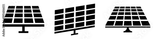 Sun energy icons