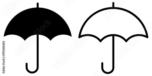 Umbrella icons