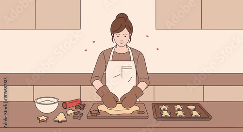 Culinary Crafting Homemade Delights In A Cozy Kitchen Setting