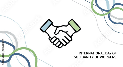International Day of Solidarity of Workers shaking hands handshake