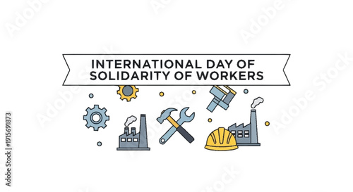 International Day of Solidarity of Workers with industrial labor day worker rights