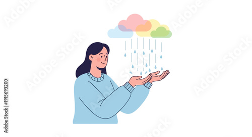 Embracing Change And Emotional Well-being Through Rain