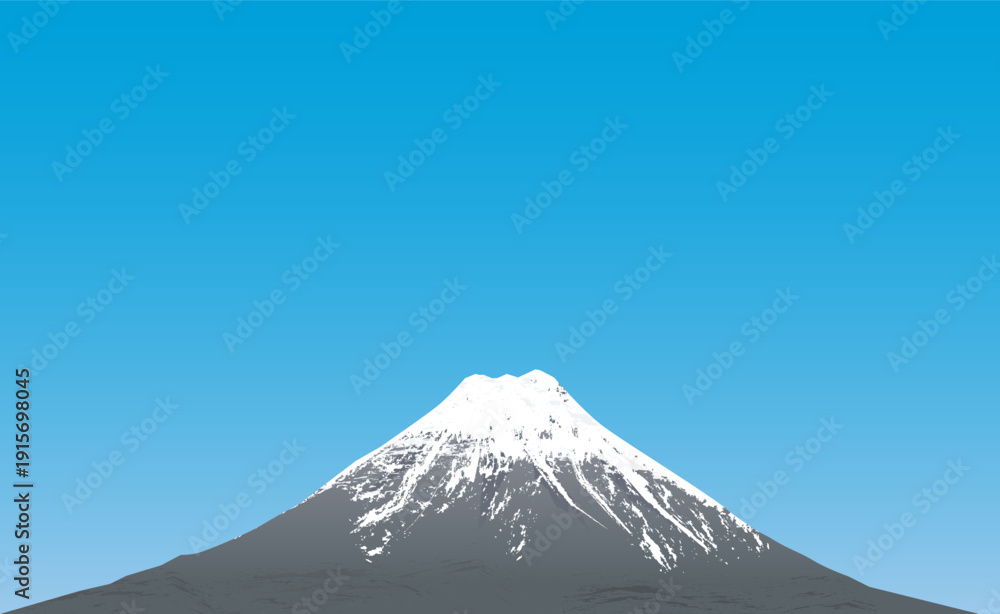 Fototapeta premium 青空と富士山