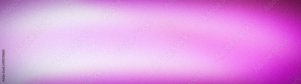 Fototapeta premium Abstract wide grainy background with soft pink, purple, white, and violet tones. A high-quality textured blur ideal for modern banners, web design, and wallpaper