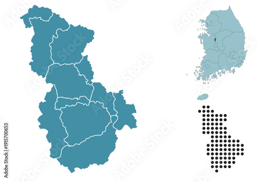 Set maps of Sejong City