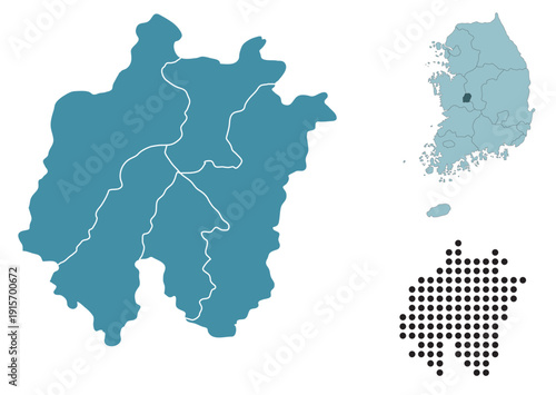 Set maps of Daejeon city