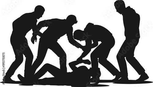 Dog walking silhouette icon set, outdoor activity illustration, vector graphic, pet owner symbol, flat vector