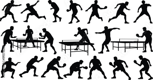 Family cycling silhouette icon set, outdoor activity illustration, vector graphic, bonding transport symbol, flat vector