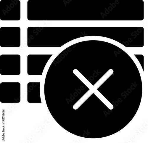 Suppression - Filled Icon