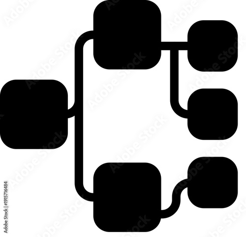 Workflow - Filled Icon