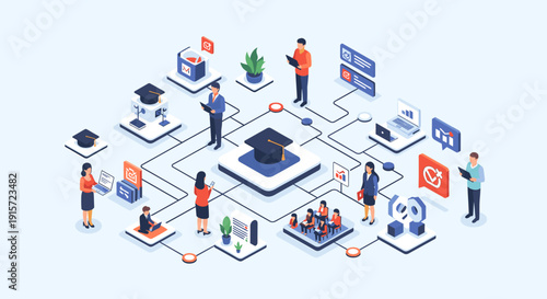 A confident professional woman using a laptop, ideal for business presentations and corporate websites.