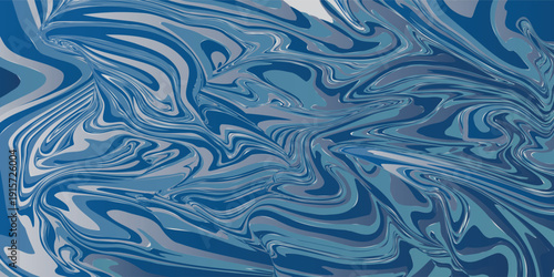 Abstract zigzag pattern background with waves in blue tones. Artistic image processing created by blue sea water photo. Beautiful multicolor pattern for any design. Background image