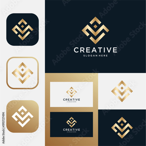 icon abstract business logo 