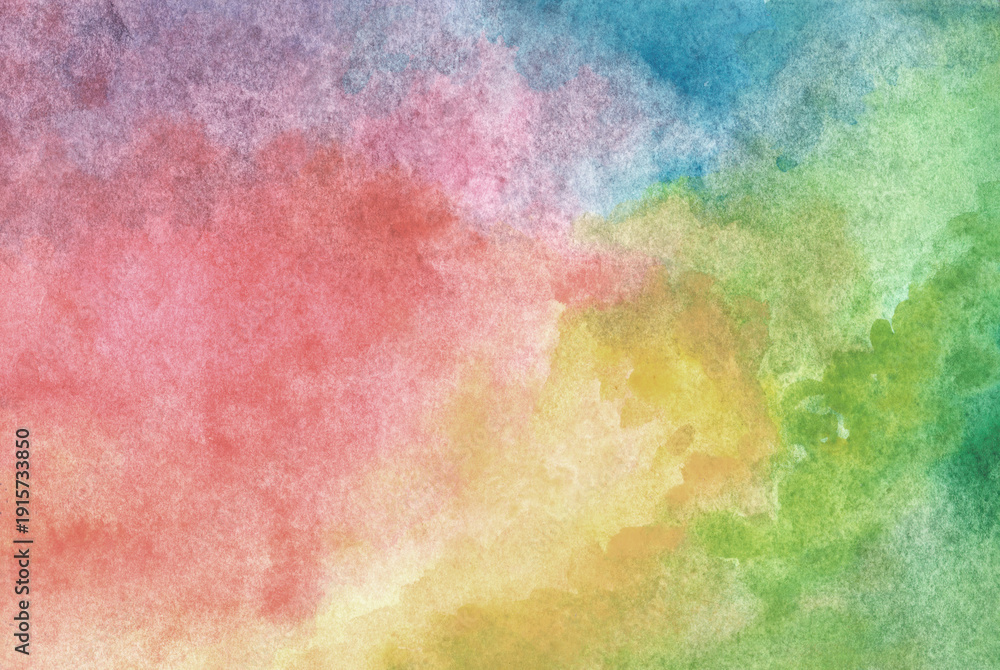 Fototapeta premium Colorful Abstract Watercolor Background