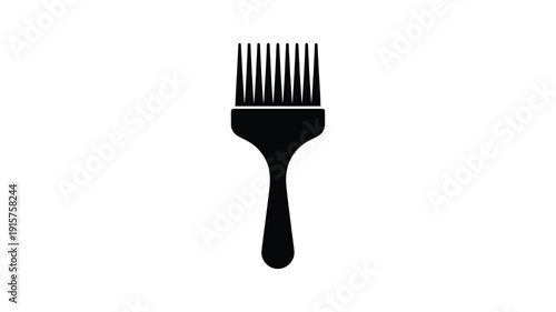 Hair color brush for professional salon use