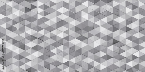 Seamless gray geometric cube pattern background