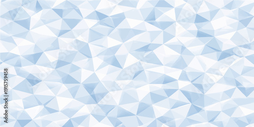 Abstract blue geometric triangle pattern background with polygonal design elements