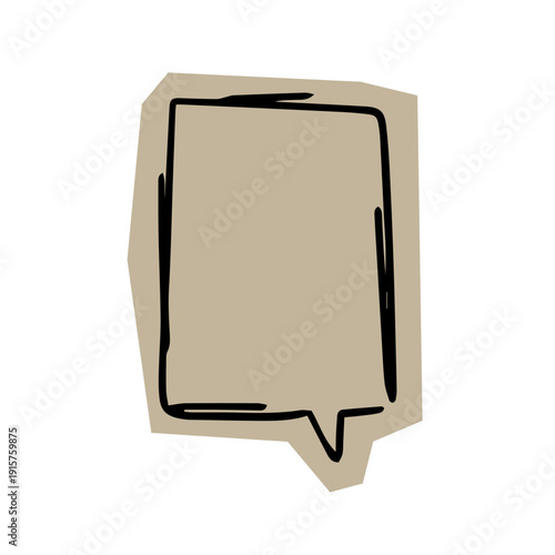 scrapbook speech balloon