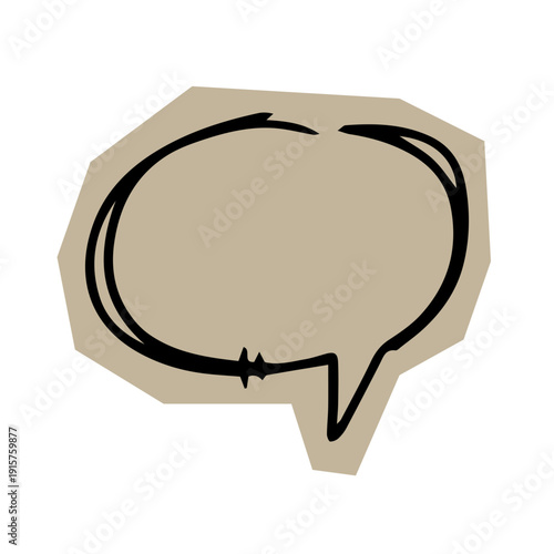 scrapbook speech balloon