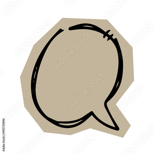 scrapbook speech balloon